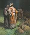 The shepherds find Jesus