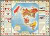 Map of the world during World War II