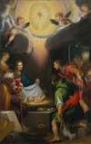 The Adoration of the Shepherds with Saint Catherine of Alexandria