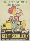 Hij heeft de melk zo nodig. Geeft schillen! Want; minder schillen betekent minder melk