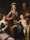 The Holy Family With Saint Dorothea