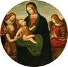 Madonna And Child With The Young Saint John The Baptist And Two Angels