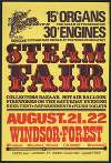Steam Fair – august 21-22 Windsor-Forest