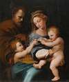Holy Family With The Infant St. John The Baptist, Or ‘madonna Della Rosa’