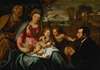 The Holy Family with Saint John the Baptist and a donor