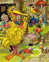 Sherlock Hemlock’s Hidden Answer Jigsaw Puzzles ‘Puzzle of the Hidden Numbers’ Sesame Street Muppets Illustratio