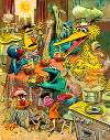 Sherlock Hemlock’s Hidden Answer Jigsaw Puzzles ‘Puzzle of the Hidden S’s’ Sesame Street Muppets