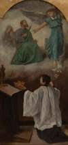Saint Louis de Gonzague en contemplation devant les vertus de Jésus ou La vision de saint Louis de Gonzague