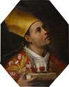 St. Januarius holding vials of his blood
