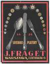 1824 srebro platery J. Fraget warszawa