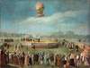 Ascenso de un globo en presencia del rey Carlos IV y de su Corte