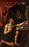 St Jerome Doing Penance in his Study