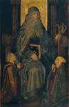 Saint Anthony the Abbot and Donors