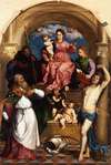 Madonna with Child Enthroned and Saints