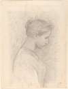A Young Woman in Profile