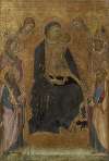 Madonna and Child Enthroned, with Saints and Angels