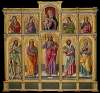 Polyptych with Saint James Major, Madonna and Child, and Saints