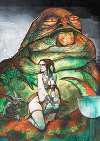 Princess Leia and Jabba the Hutt