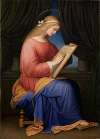 Maria schreibt das Magnificat