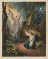Biblical scene, Christ with angel