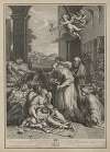 Saint Charles Borromeo administering communion to the plague victims of Milan