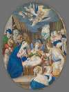 Birth of Christ in the Bethlehem Stable