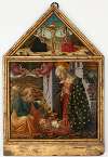 Adoration of Child Jesus and Crucifixion