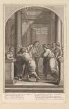 Saint Bruno and some of his disciples renounce the world