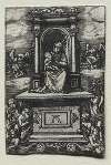 The Beautiful Virgin of Ratisbon on an Altar