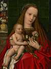 The Virgin and Child with a parrot