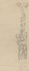 Design for a Candelabrum Representing the Three Graces Gathering the Apples of Hesper