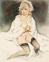 Woman in Stockings