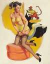Pin-Up with Monkey