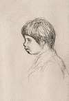Claude Renoir, the Artist’s Son, in Profile