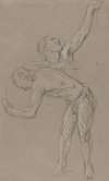Two Male Figures- Study for ‘The Good Samaritan’