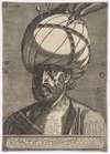Brustbild des persischen Königs Ismael