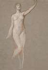 Figure study for ‘The Hours’; sketch for mural for the state capitol building in Harrisburg, Pennsylvania, 1902-1911 II