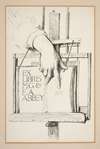 Sketch for Ex Libris; M.G. & E.A. Abbey