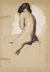 Female Nude – Study from behind