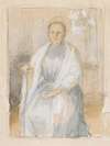 Portrait of Mrs. Anna Sinebrychoff, Sketch