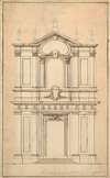 Design for the Façade of Santi Faustino e Giovita, Rome