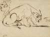 A Lioness and a Caricature of Ingres
