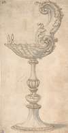 Design for a Cup or Reliquary Composed of a Shell and S-Volute
