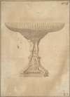 Design for a Cup Supported by Standing Nudes with Standard of Seated Figure with Book and Bird