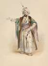 Costume Study for Bassa Selim in the ‘Abduction from the Seraglio’ by W.A. Mozart