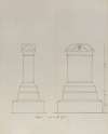Grave Monument Design (Two elevations)