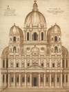 Unexecuted Design for the Façade of the Church of Santa Maria in Araceli in the city of Vicenza