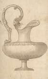 Drawing of a Ewer in Antique Style