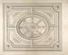 Design for a ceiling with trophies and a trompe l’oeil coffers