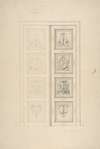 Design for double doors in a house at 18 rue Matignon